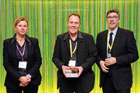 Picture of Keith Alexander, Rebecca Stromeyer and Mathy Vanbuel.